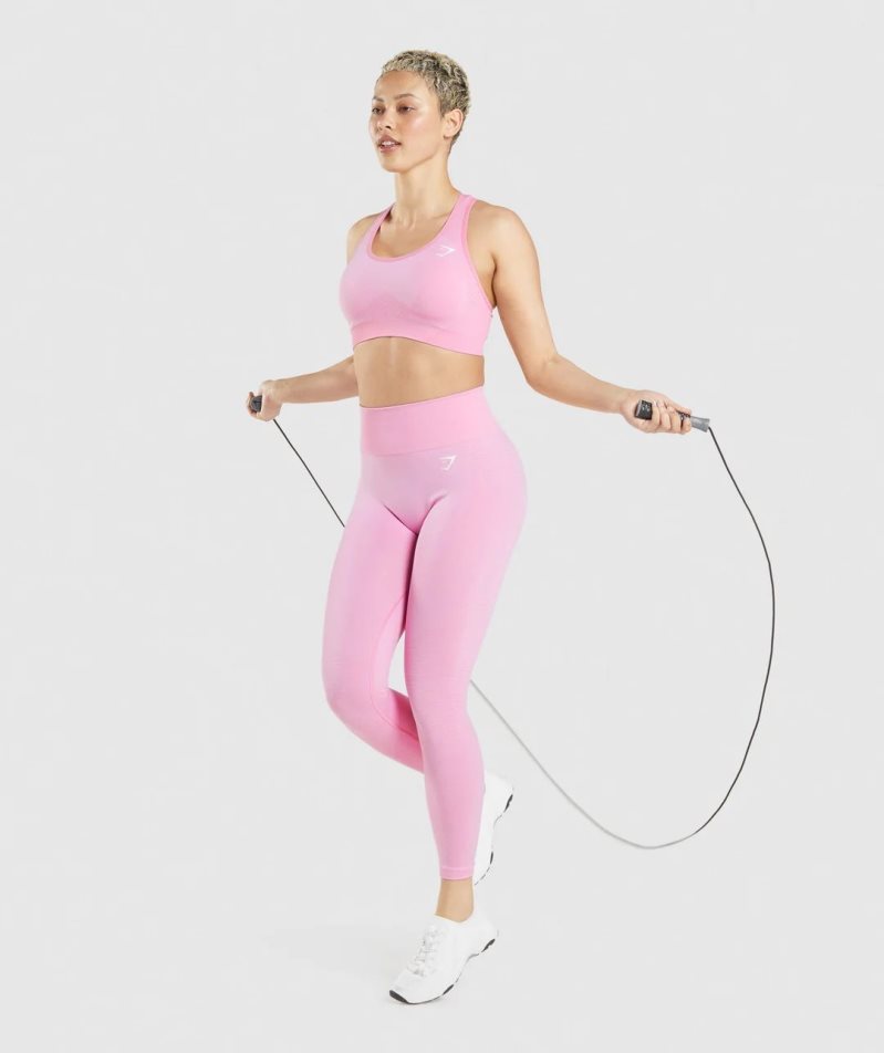 Staniki Sportowe Gymshark Vital Seamless 2.0 Damskie Różowe | PL 319MRC